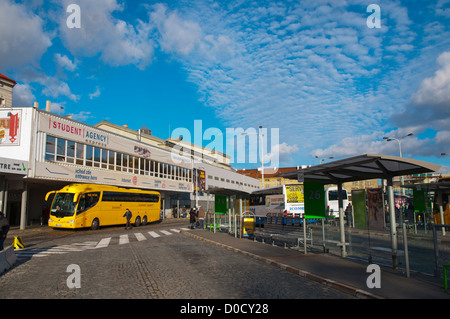 Florenc autobusove nadrazi la principale stazione autobus extraurbani Karlin quartiere Praga Repubblica Ceca Europa Foto Stock