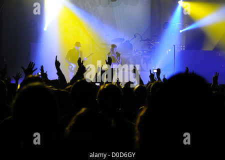 Barcellona, Spagna - Nov 9: Skunk Anansie suona presso il Razzmatazz il 9 novembre 2012 a Barcellona, Spagna. Foto Stock