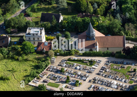 SAINTE-Radegonde Villaggio Chiesa di Giverny la culla dell'impressionismo EURE (27) Normandia Francia Foto Stock