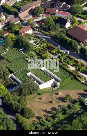 Giardini presso gli impressionisti MUSEUM DI GIVERNY la culla dell'impressionismo EURE (27) Normandia Francia Foto Stock