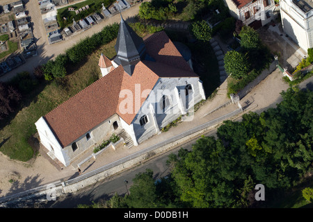 SAINTE-Radegonde Villaggio Chiesa di Giverny la culla dell'impressionismo EURE (27) Normandia Francia Foto Stock