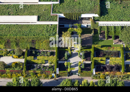 Giardini presso gli impressionisti MUSEUM DI GIVERNY la culla dell'impressionismo EURE (27) Normandia Francia Foto Stock