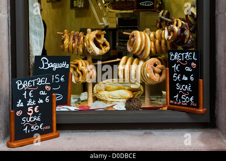 Francia, Alsazia, Colmar, dolci tradizionali Foto Stock