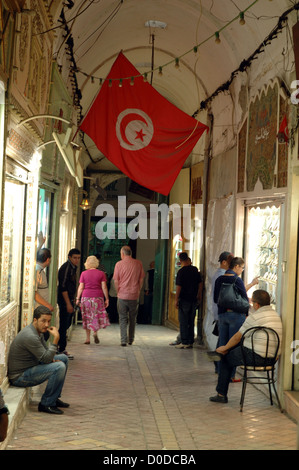 La medina di Tunisi, Tunsiai Foto Stock