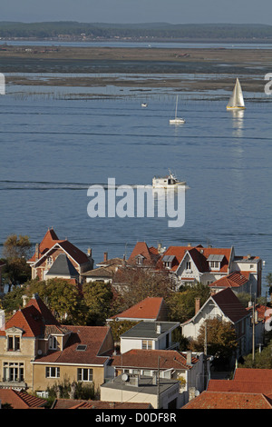 VILLAS BY THE WATERSIDE Baia Arcachon Gironde (33) FRANCIA Foto Stock