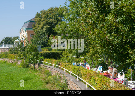 Österreich, Wien 19, Ristorante Schloss Cobenzl im Wienerwald Foto Stock