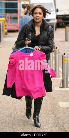 Tasmin Lucia Khan al di fuori della ITV Studios di Londra - Inghilterra Foto Stock