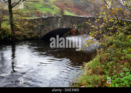 Ponte di vacca in Hartsop Valley Lake District Cumbria Inghilterra England Foto Stock