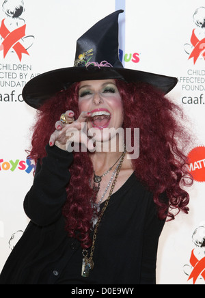 Melora Hardin xvii sogno annuale di Halloween a beneficio dei bambini affetti da AIDS Foundation tenutosi presso la Barker Hangar di Santa Foto Stock