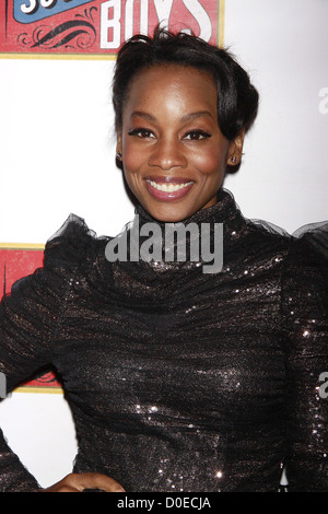 Anika Noni Rose dal film Dreamgirls apertura notturna del musical di Broadway produzione di 'L'Scottsboro Boys' alla Foto Stock