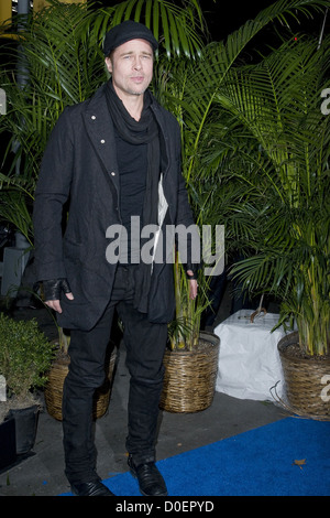 Brad Pitt New York Premiere di 'Megamind" tenutasi presso l'AMC Lincoln Square IMAX. New York City USA Foto Stock