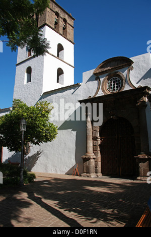 Museo di San Marcos' chiesa del XVI - XIX secolo Arte Sacra, Plaza de Lorenzo Cáceres, Icod de los Vinos, Tenerife. Foto Stock