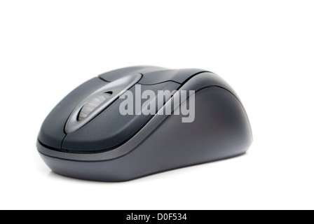 Ergonomia computer wireless mouse Foto Stock