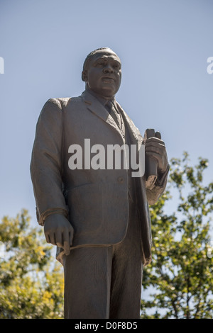 Martin Luther King statua a Birmingham in Alabama Foto Stock