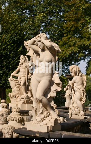 Nymphenbad, Zwinger, Dresda, Sassonia, Sassonia, Germania Foto Stock