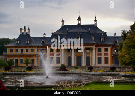 Schloss Pillnitz castle, Dresda, Sassonia, Sassonia, Germania Foto Stock