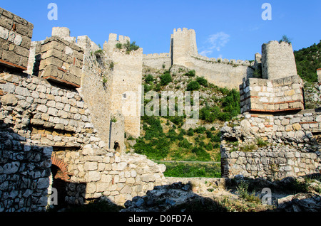 Fortezza di Golubac in Serbia Foto Stock