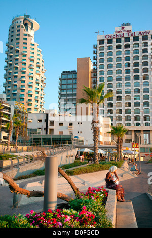 Park Plaza Orchid Tel Aviv, Gordon Beach, Ha'yarkon Street, Tel Aviv, Israele, Europa Foto Stock