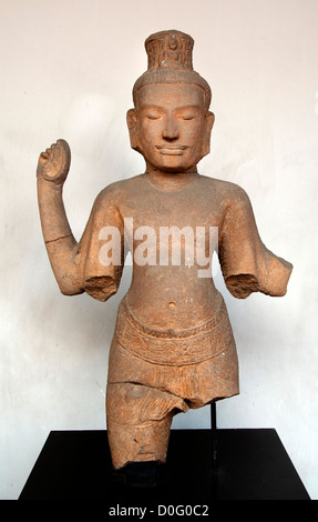 Bodhisattva avalokitesvara Lopburi arte Khmer stile Bayon13th secolo Prasar Muang cantare Kanchanaburi Thailandia Bangkok museo Foto Stock