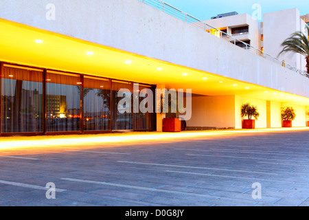 Ingresso al ristorante del hotel moderno Foto Stock