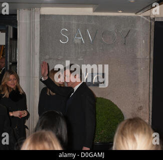 Colin Firth a Evening Standard Theatre Awards 2012, il Savoy, Londra 25 novembre 2012 Foto Stock