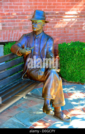 William Faulkner statua Oxford Mississippi MS USA Foto Stock