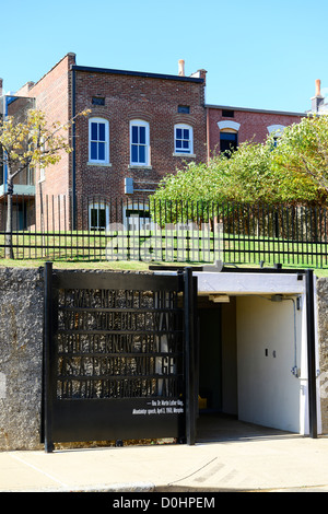 National Civil Rights Museum Lorraine Motel Martin Luther King assassinio di Memphis, Tennessee TN Foto Stock