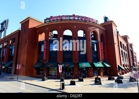 Il Busch Stadium St. Louis MO Missouri Cardinals Baseball Foto Stock