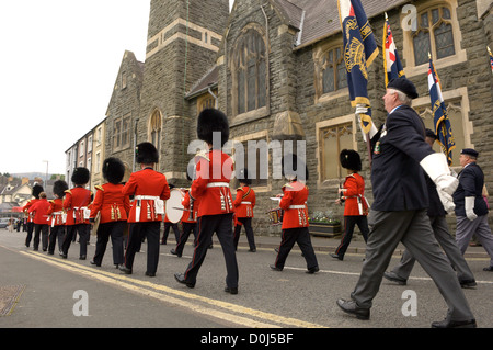 Il Builth Wells ramo della British Legion festeggiare il venticinquesimo anniversario. Foto Stock