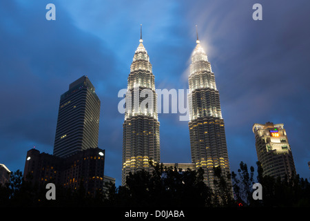 Petronas Tower, Kuala Lumpur, Malesia Foto Stock