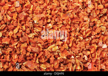 Secchi fette di carota texture closeup, può essere utilizzata come sfondo Foto Stock