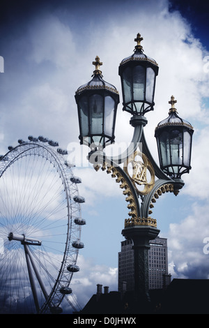 Vista dal Westminster Bridge, Londra Foto Stock