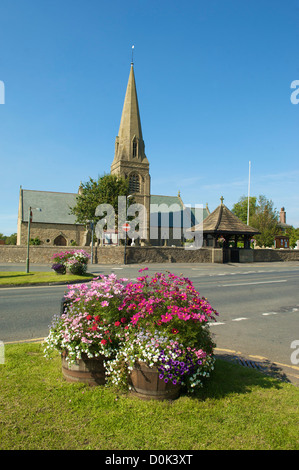 La chiesa di San Nicola,Wrea Green,Lancashire Foto Stock