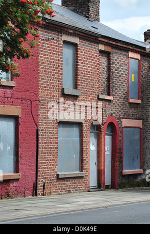 Ringo Starr casa d'infanzia, 9 Madryn Street Liverpool, in Inghilterra - 18.08.10 Foto Stock