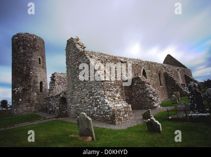 Abbazia Drumlane, nella contea di Cavan, Irlanda. Foto Stock