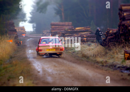 Pickering, North Yorkshire, Regno Unito. Il Roger Albert Clark Rally 2012 Foto Stock