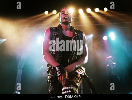 Jason Derulo eseguendo in Accademia di Manchester Manchester, Inghilterra Foto Stock