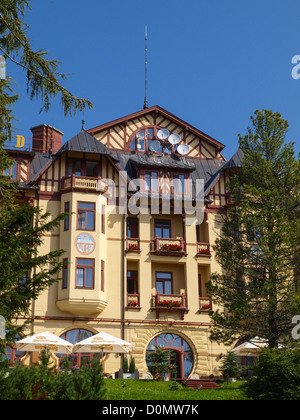 Stary Smokovec, Grand Hotel, Repubblica Slovacca, Hohe Tatra Foto Stock