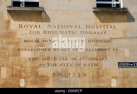 Royal National Hospital per malattie reumatiche Bath Somerset England Regno Unito Foto Stock