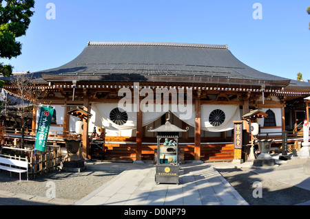 Ingresso al Tempio Zenkoji, Nagano, Giappone Foto Stock