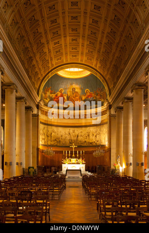 Eglise Saint-Denys-du-Saint-Sacrement chiesa nel quartiere del Marais, Parigi, Francia Foto Stock