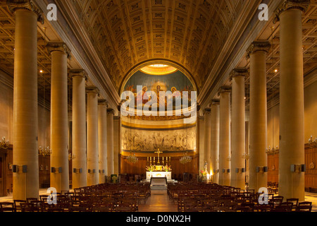 Eglise Saint-Denys-du-Saint-Sacrement chiesa nel quartiere del Marais, Parigi, Francia Foto Stock