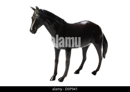 Close-up di una figurina di cavallo Foto Stock