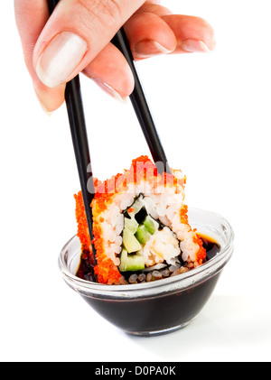 Sushi (California Roll) Foto Stock