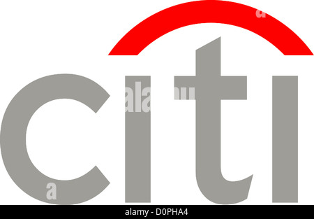 Logo della American private bank Citigroup Inc. con sede a New York. Foto Stock