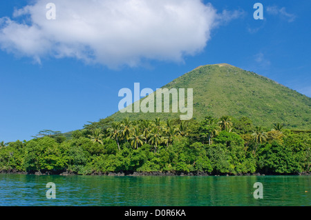 Gunung Api vulcano, Banda isole, Indonesia Foto Stock