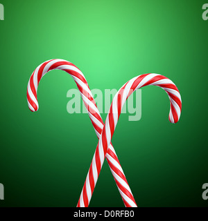 Natale candy cane Foto Stock