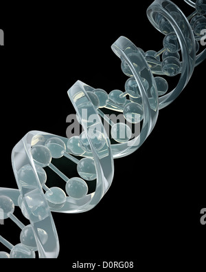 Filo del DNA Foto Stock