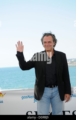 L'attore spagnolo Jose Coronado frequentando il photocall per presentare il film il corpo/ el cuerpo a Sitges horror movie Festival Foto Stock