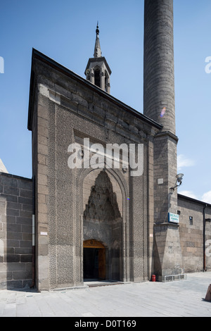 Portale di ingresso alla moschea, Mahperi Huand Hatun complessa, Kayseri, Anatolia, Turchia Foto Stock